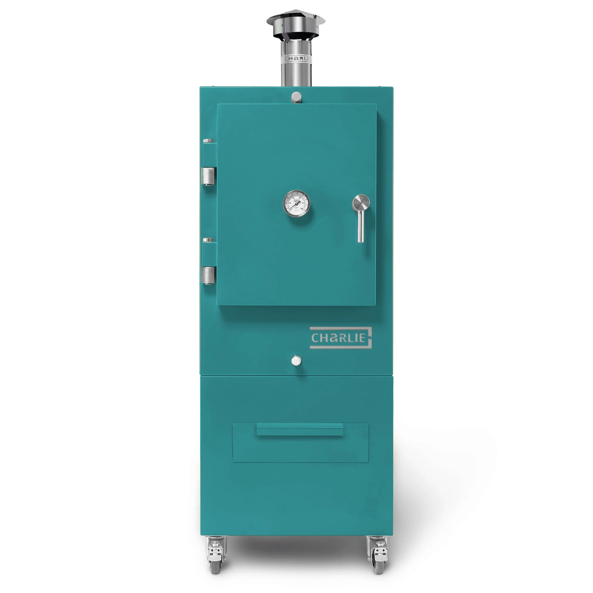 Charlie Charcoal   vooraanzicht_teal duck